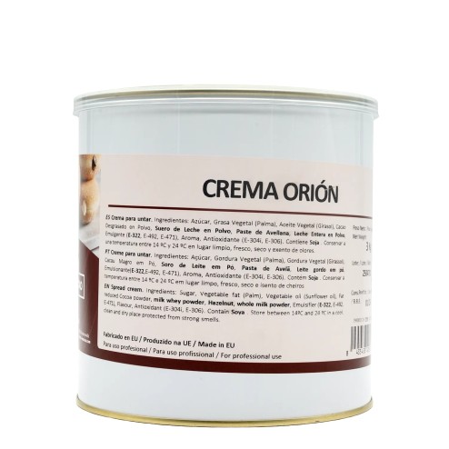 Crema de chocolate para untar - 3 kg