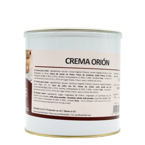 Crema de chocolate para untar - 3 kg