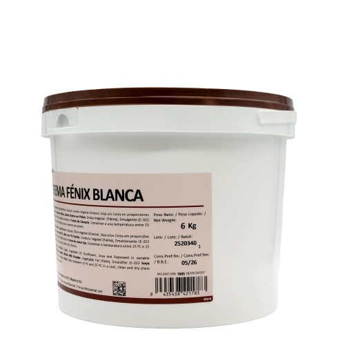 Crema de chocolate blanco - 6 kg