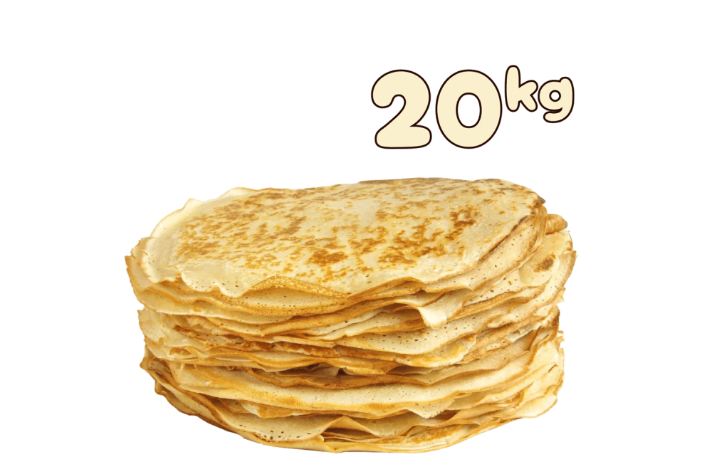 Mix profesional de crepes y tortitas – 20 kg