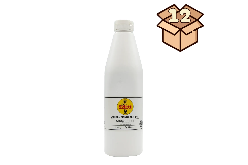 Crema de chocolate blanco - 12 unidades