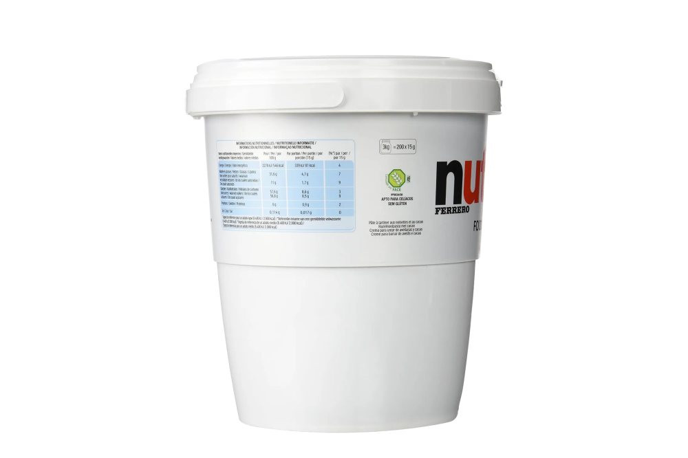 Nutella frasco 3 quilos