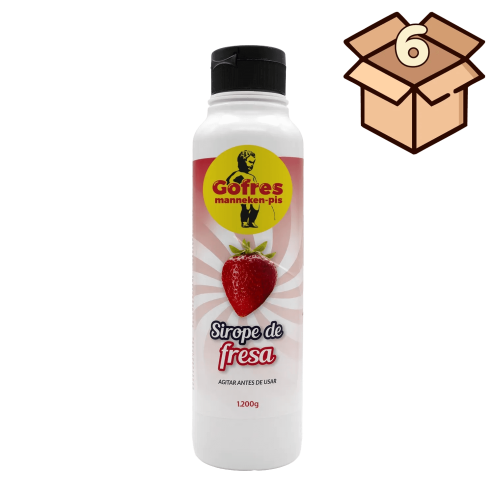 Sirope fresa - 1,2 kg - Caja de 6