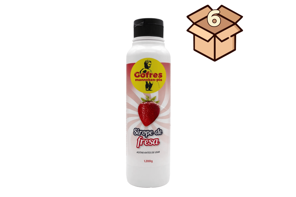 Sirope fresa - 1,2 kg - Caja de 6