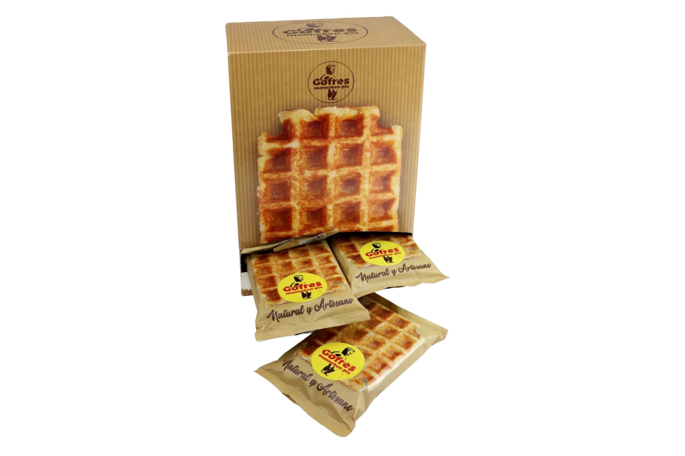 Caja de 24 Gofres Manneken-pis congelados