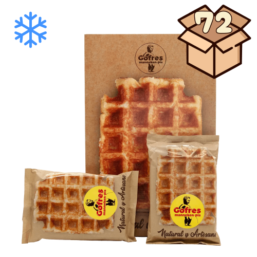 Caja de 72 Gofres Manneken-pis congelados