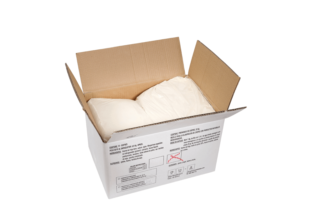 Mix profesional de crepes y tortitas – 20 kg