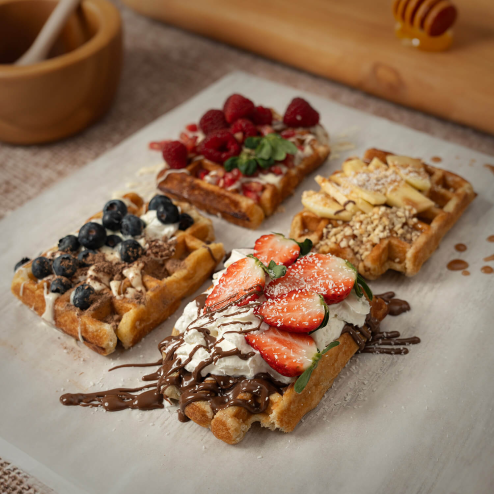 Caixa de 72 Gofres Manneken-Pis frescos