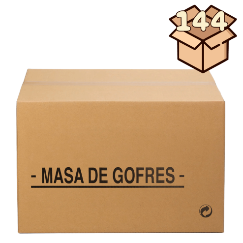 Caja de 144 masas de gofres S/M congeladas