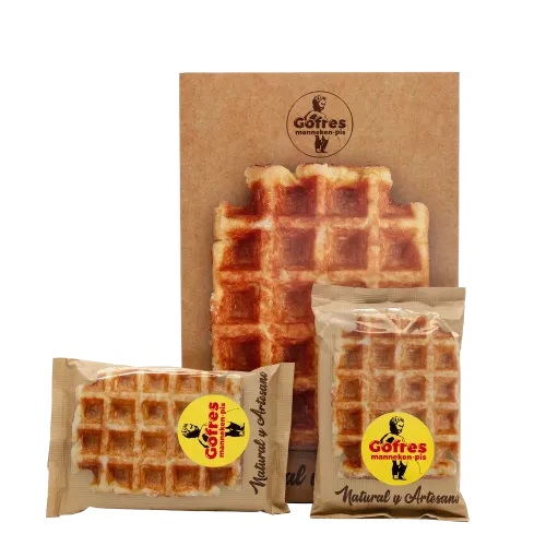 Caixa de 72 Gofres Manneken-Pis frescos